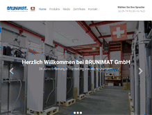 Tablet Screenshot of brunimat.ch